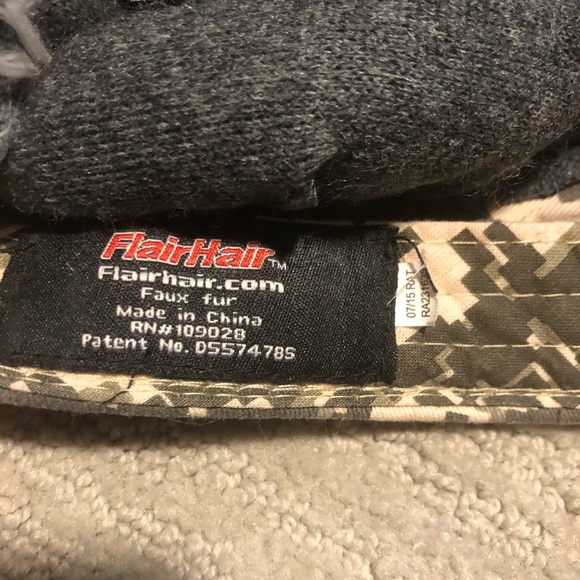 Flair hair visor hat camouflage military green hat green visor army visor - Picture 5 of 6